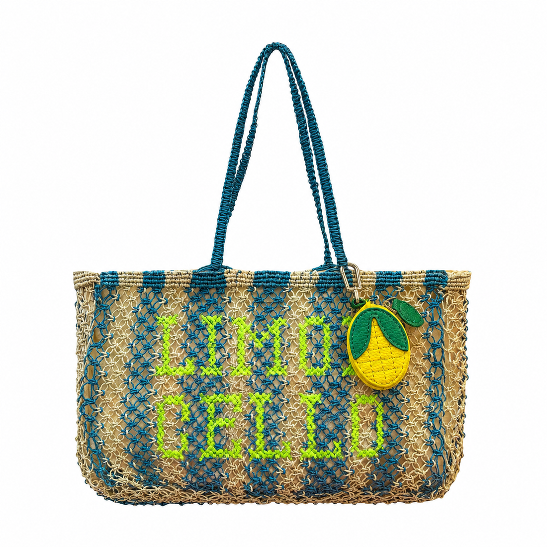 Limonchello Jute Bag With Charm