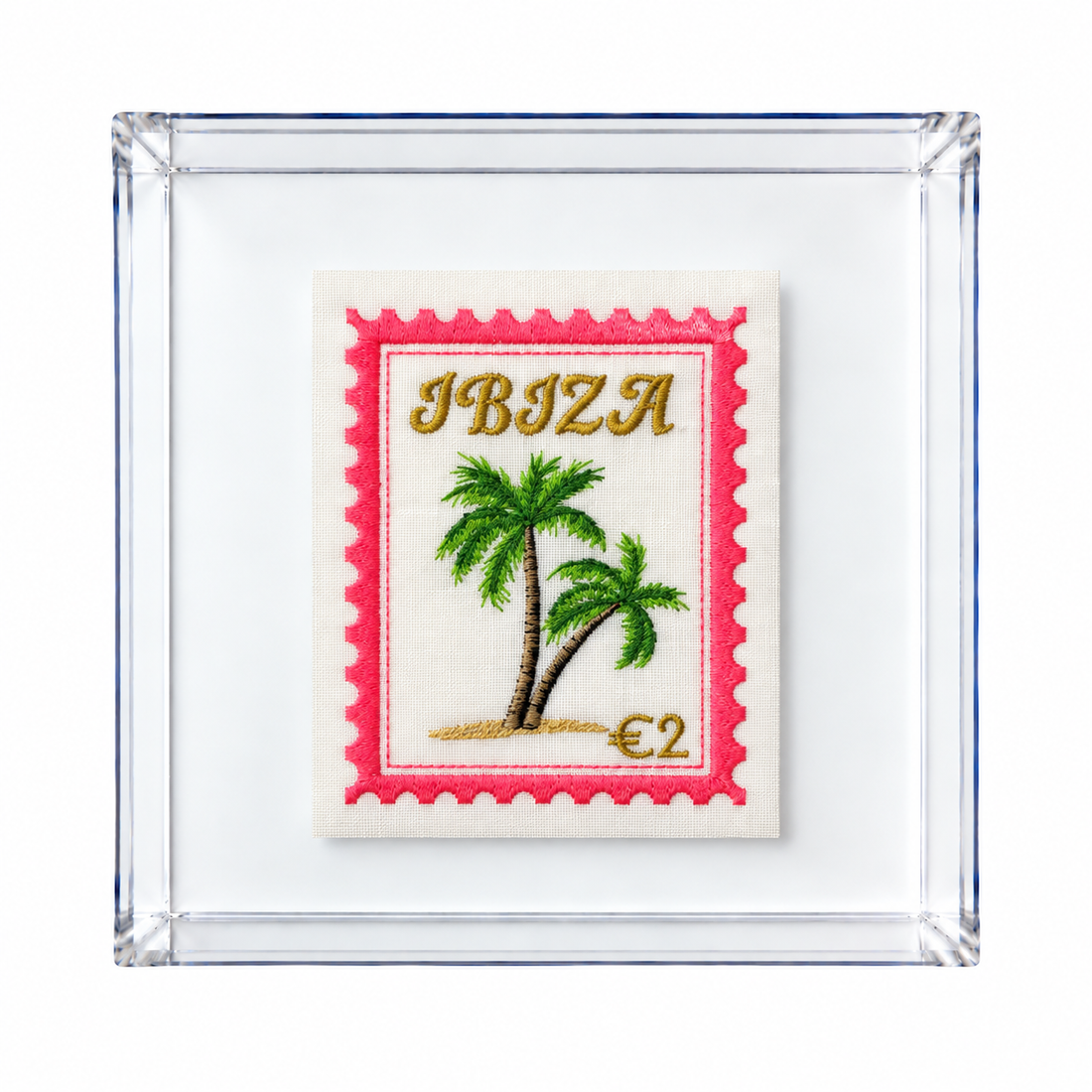 Ibiza Inspired Stamp Artwork