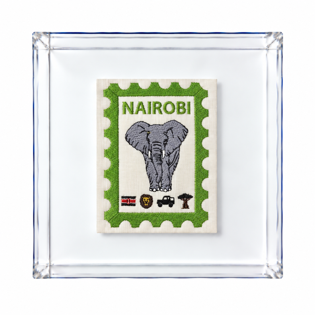 Nairobi Embroidered Stap Artwork