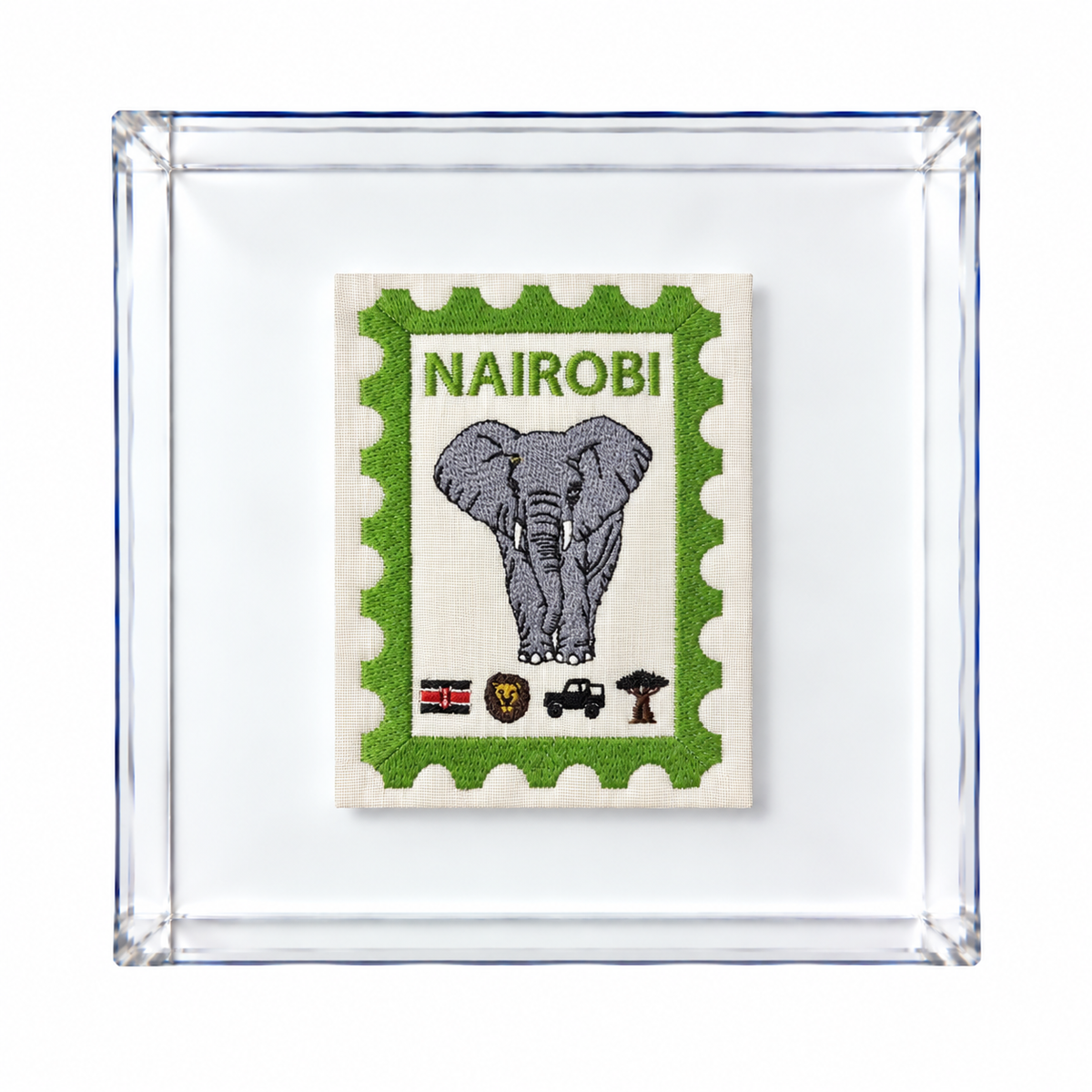 Nairobi Embroidered Stap Artwork