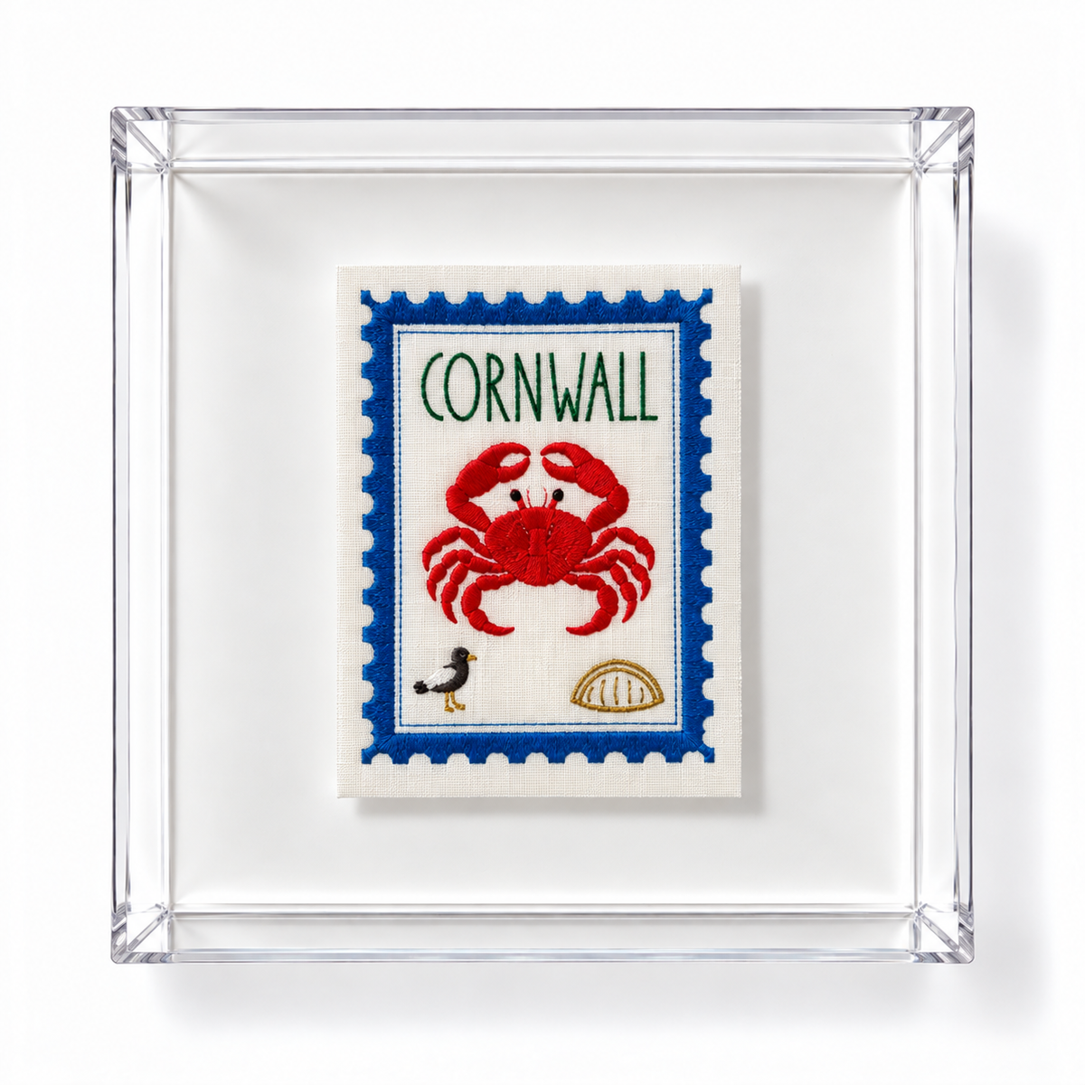 Cornwall Inspired Postage Stamp Artwork