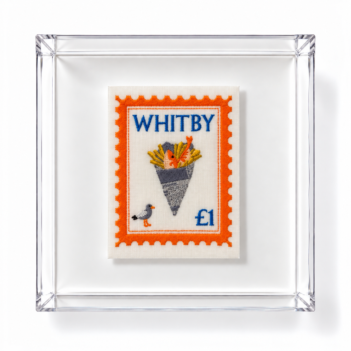 Whitby Inspired Postage Stamp Artwork