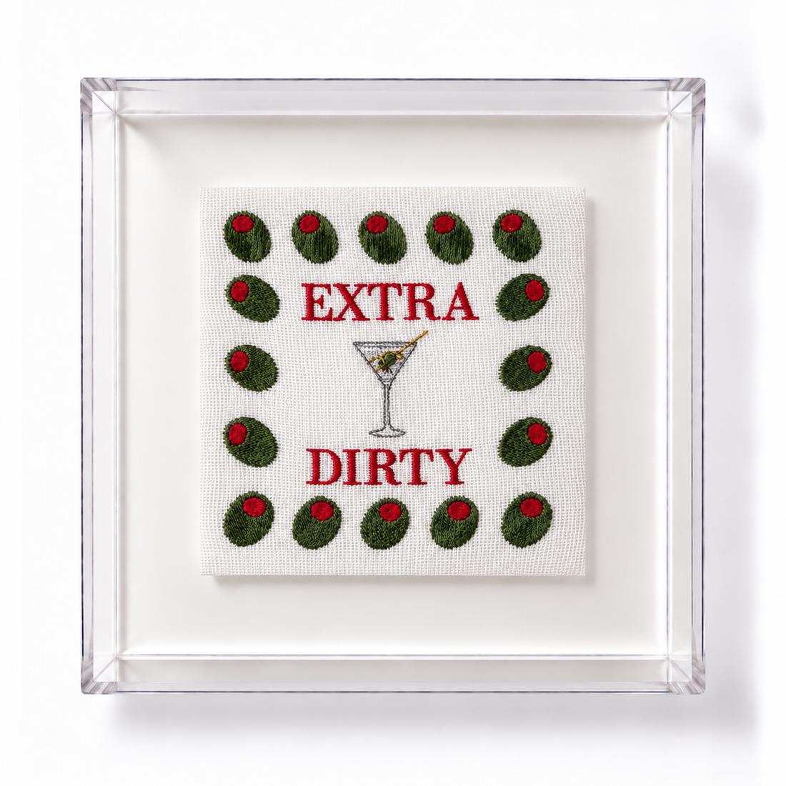 Extra Dirty Embroidered Artwork