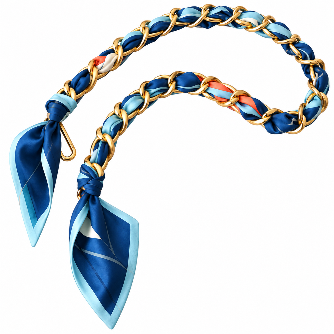 Daring Diana Scarf Metal Strap