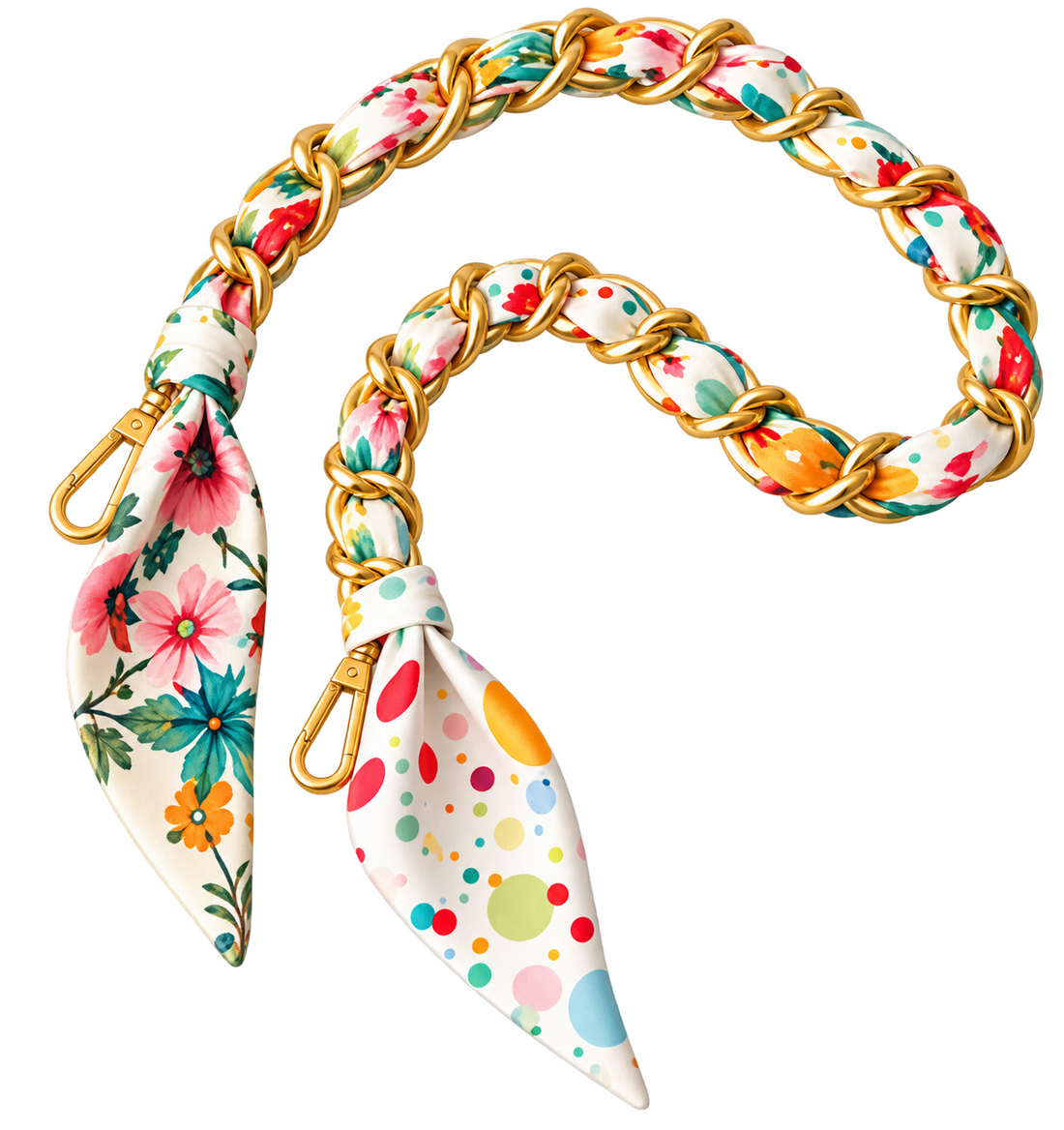 Fairground Fiona Scarf Metal Strap