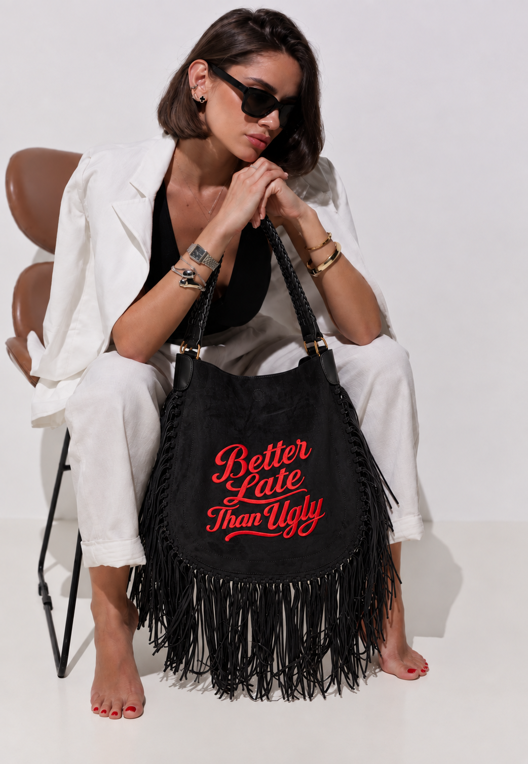 Better Late Than Ugly Tassel Handbag
