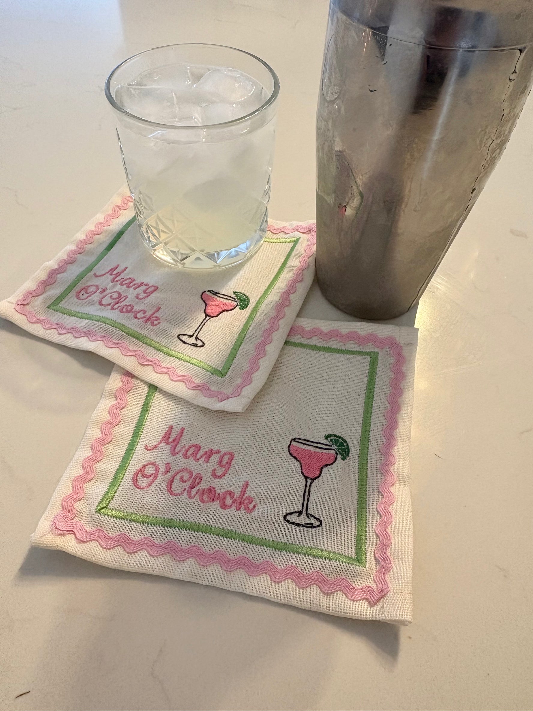 Marg O’Clock cocktail Napkins