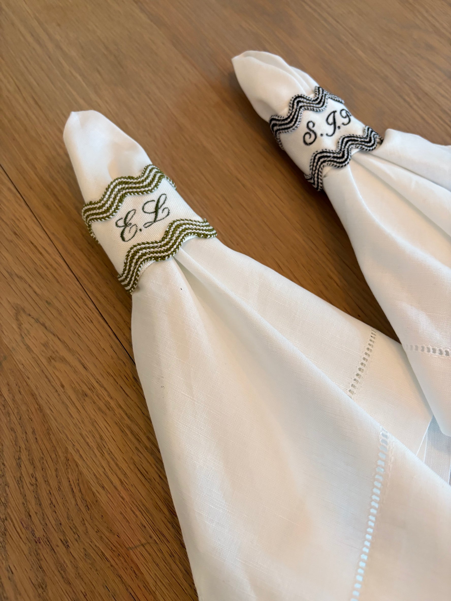 Custom Personalised Napkin Rings