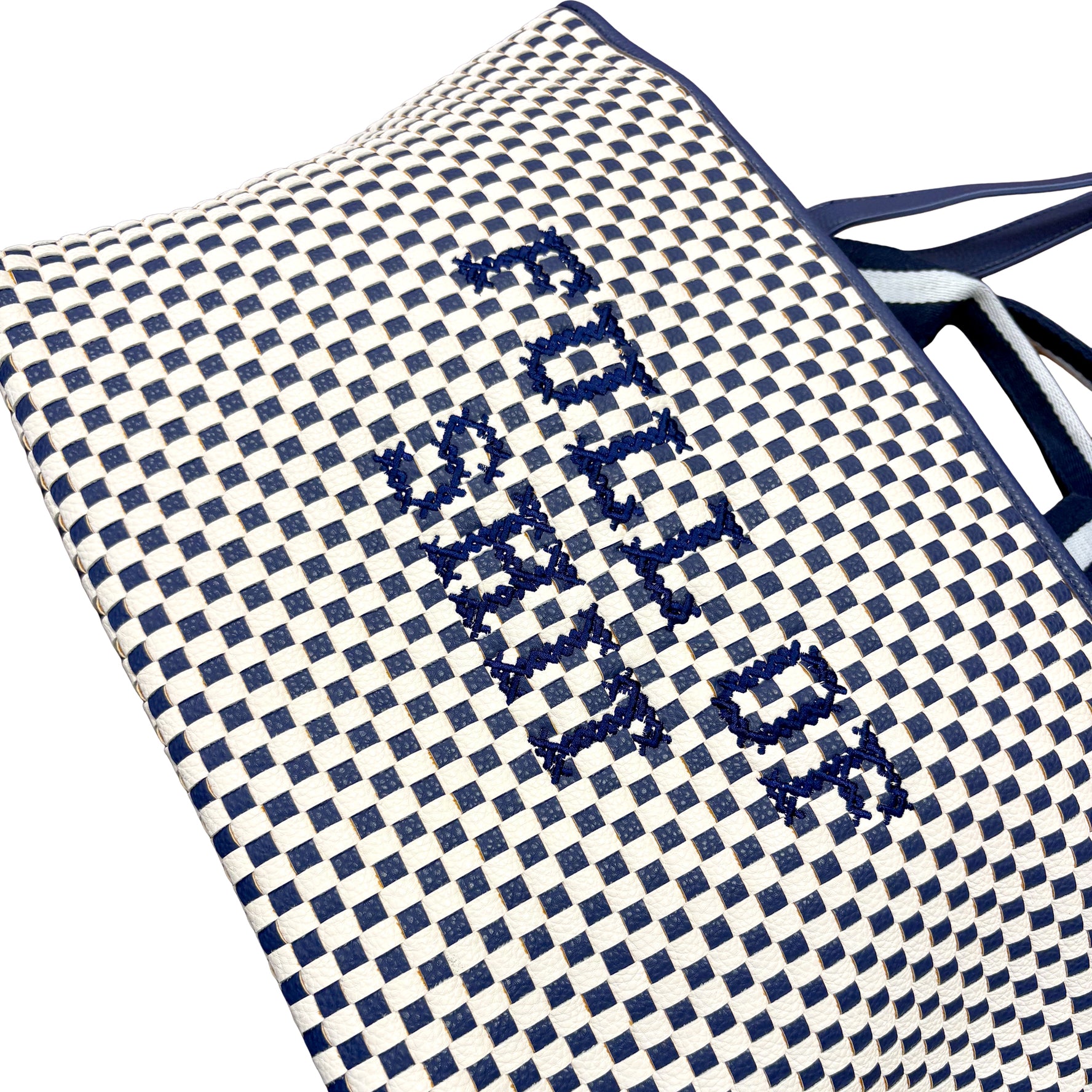 Navy Full Of Shit Handbag