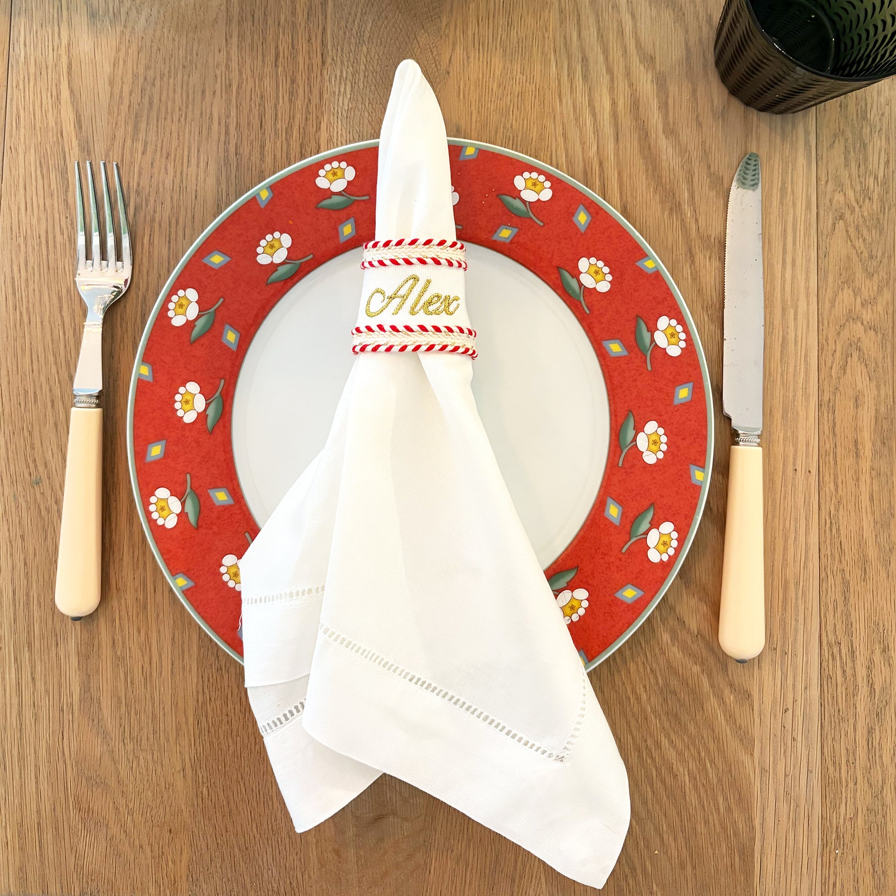 Custom Personalised Napkin Rings