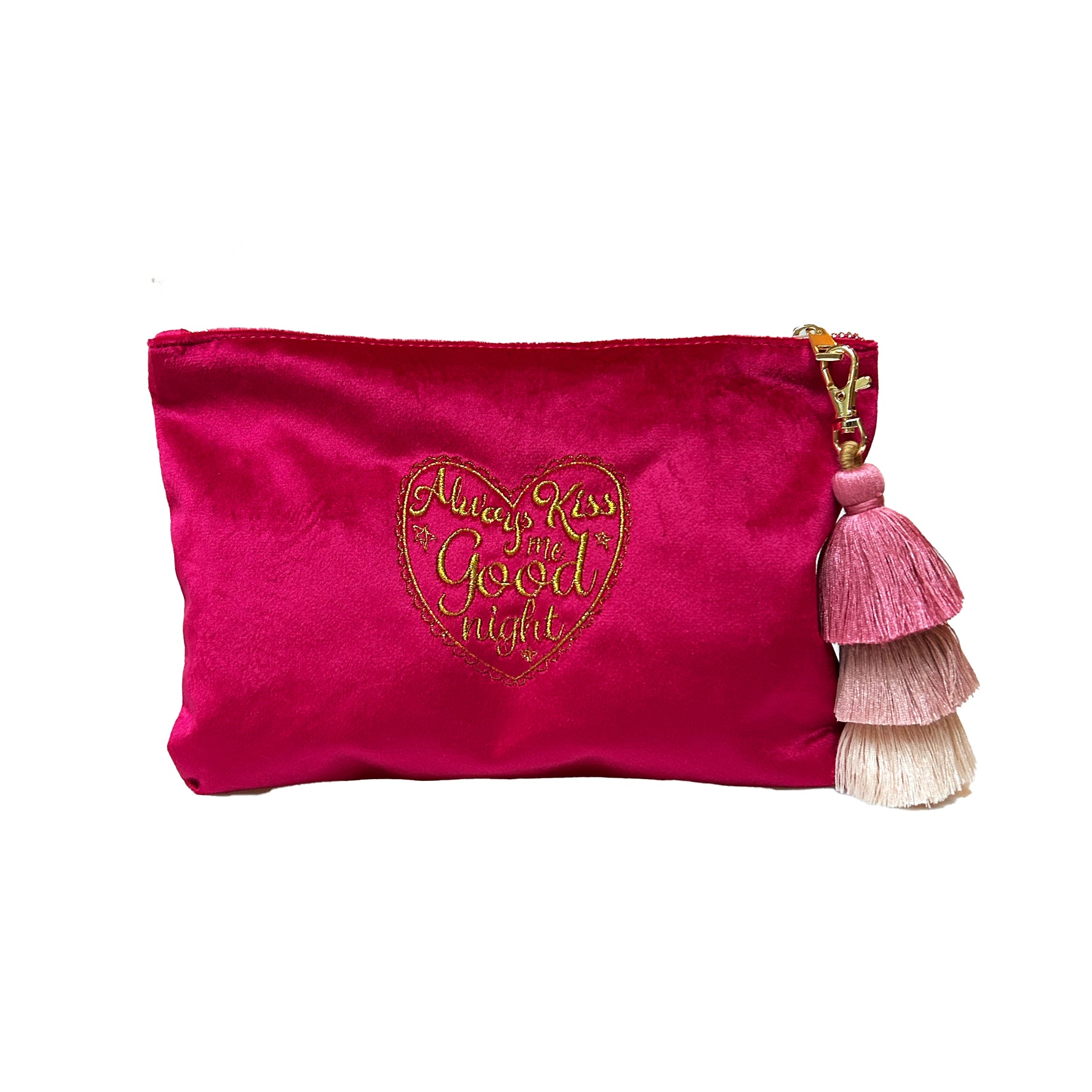 Kiss me Velvet Pouch