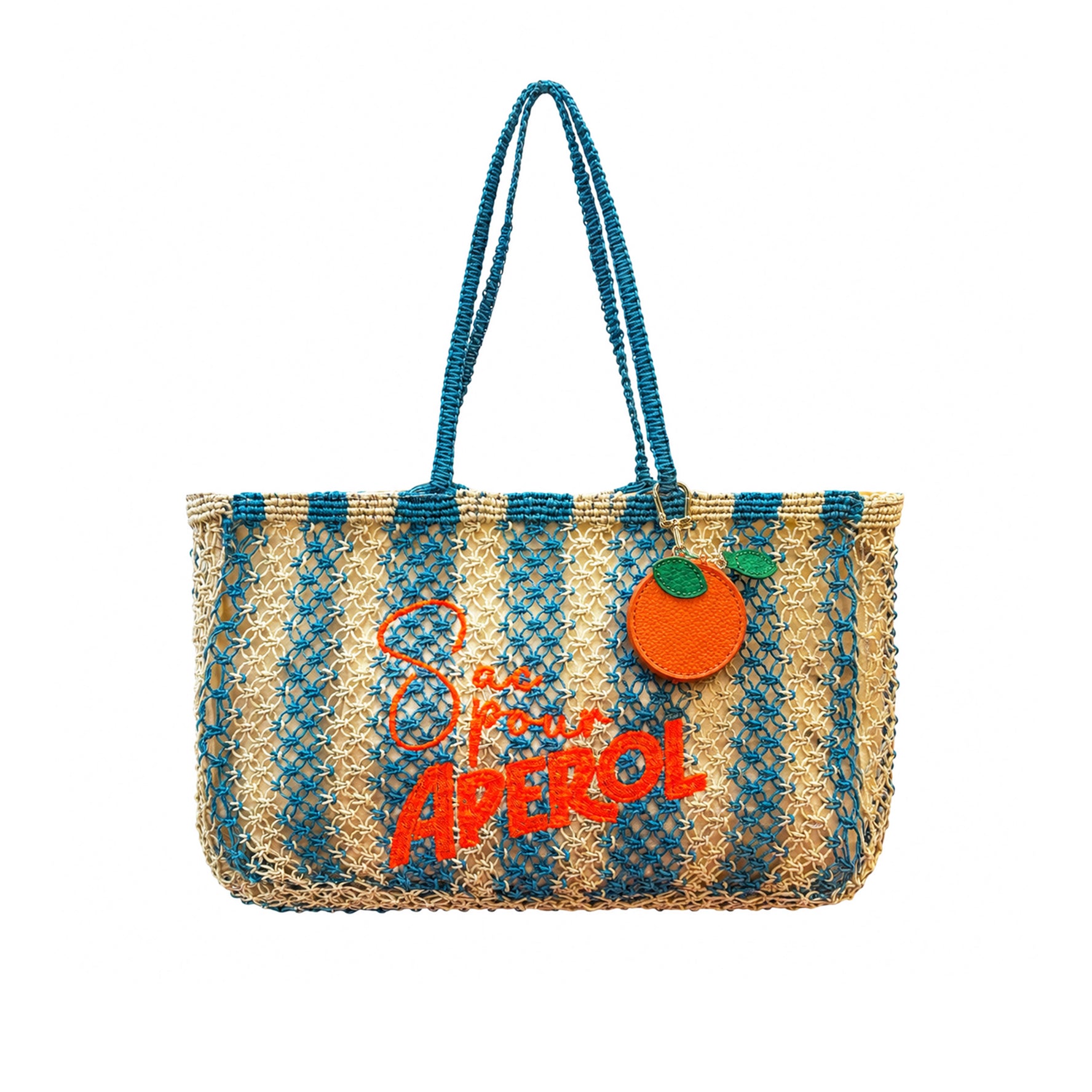 Sac pour Aperol Jute Bag With Orange Bag Charm