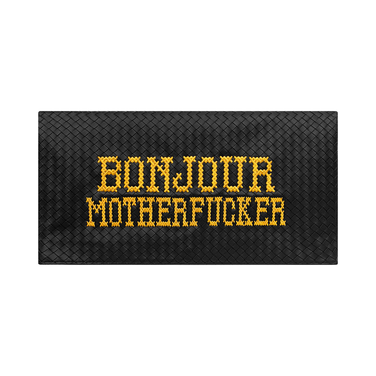 Bonjour Motherfucker Oversized Folded Clutch Bag - Lillyloves
