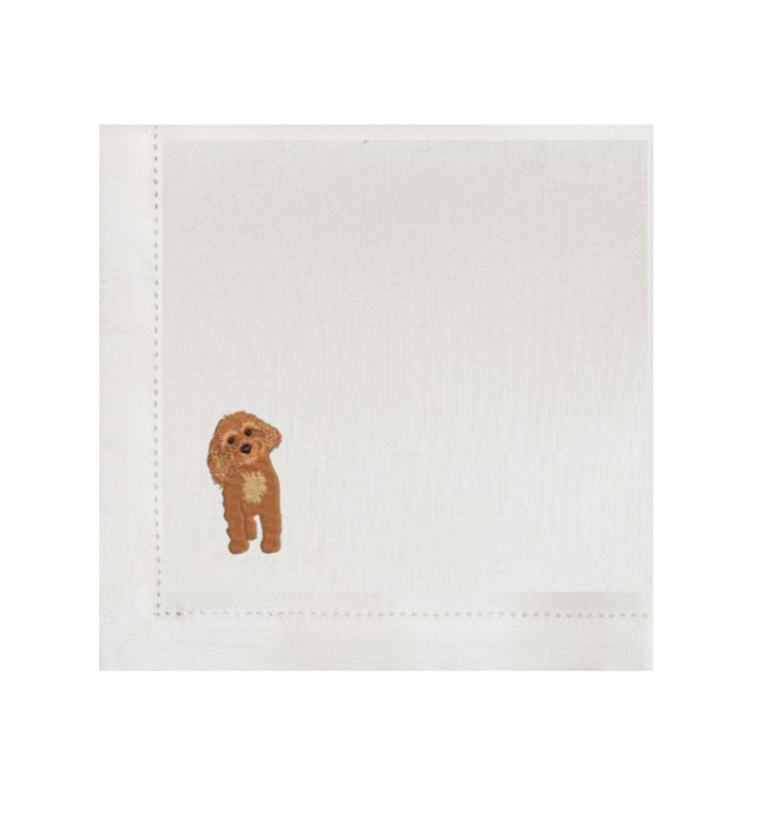 Doggie Linen Napkins - Set 4