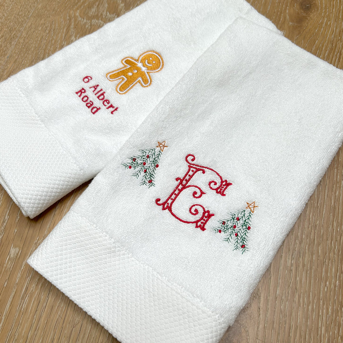 Gingerbread Man Luxury Hand Towels