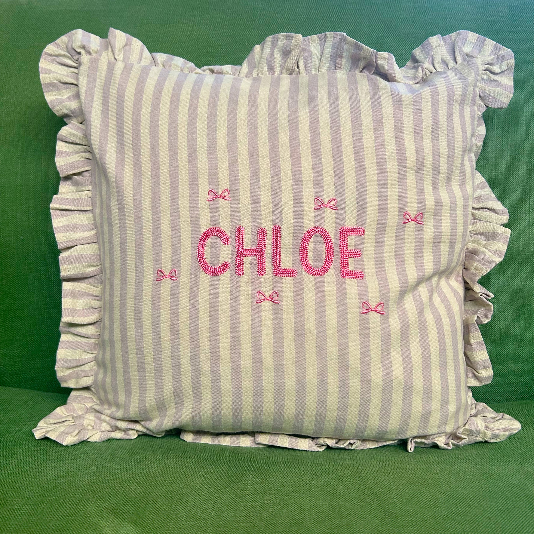 Bespoke Embroidered Cushions