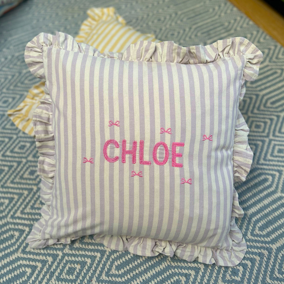 Bespoke Embroidered Cushions