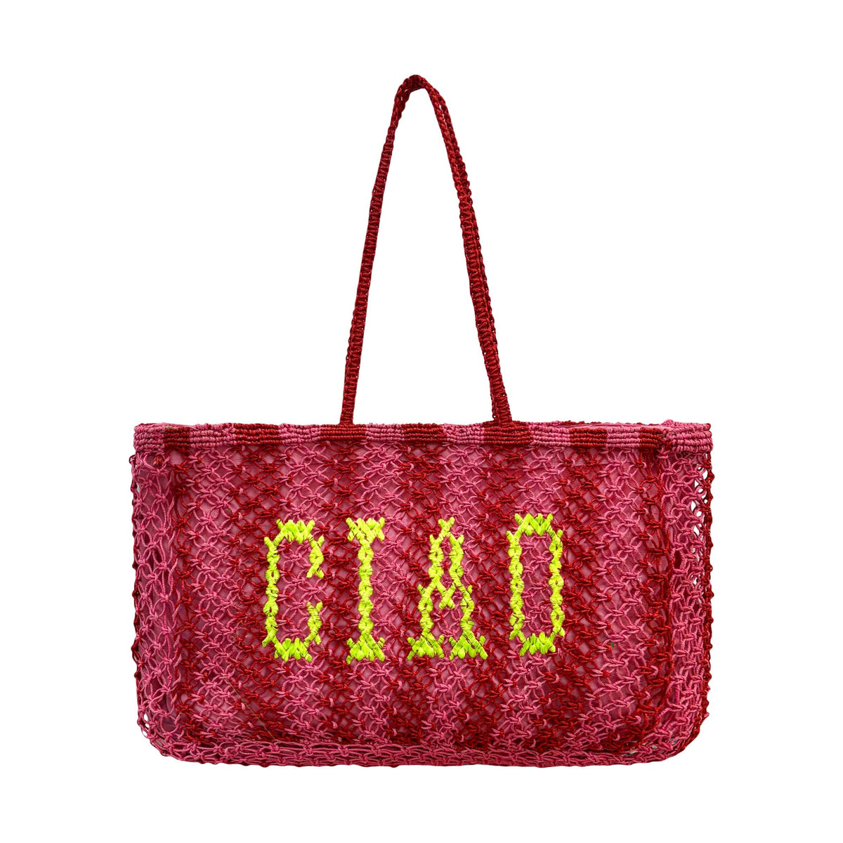 Ciao Pink Jute Bag - Lillyloves