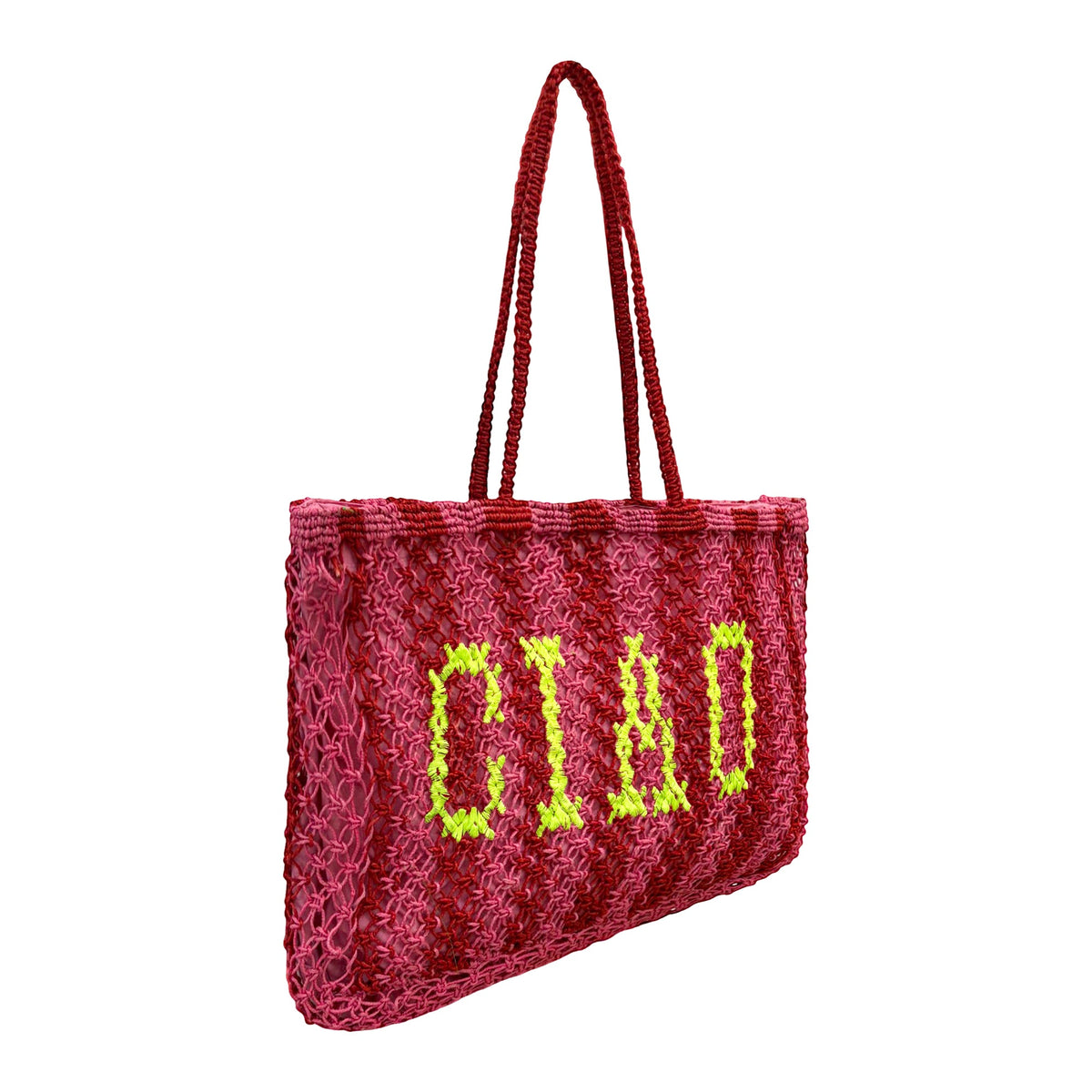 Ciao Pink Jute Bag - Lillyloves