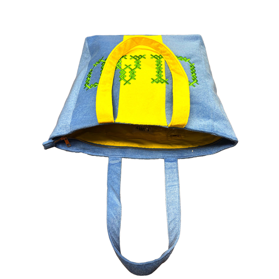 Terry Towel Green Ciao Bag