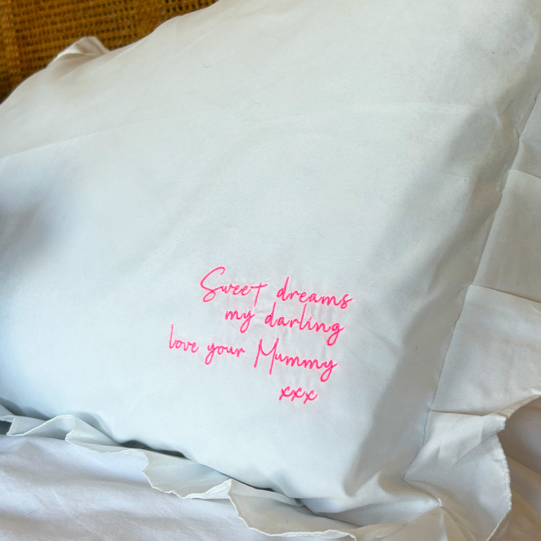 Message on a pillow