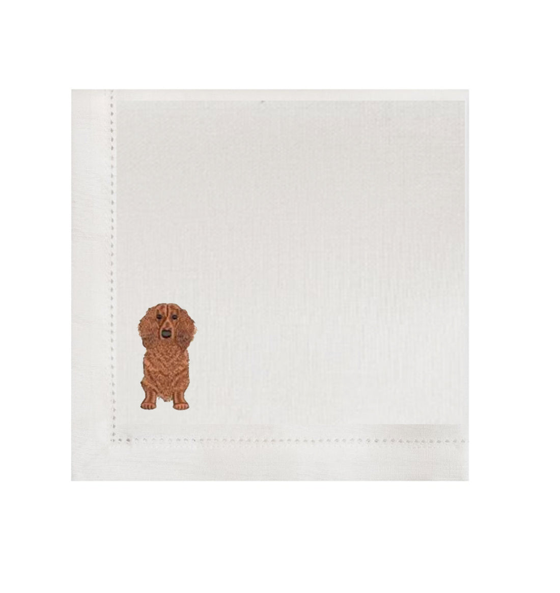 Doggie Linen Napkins - Set 4