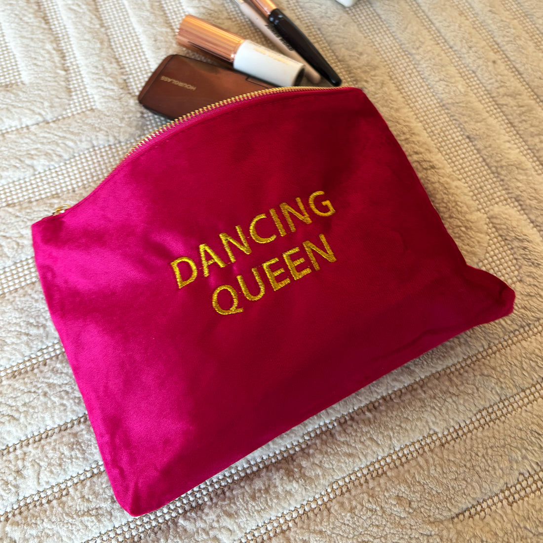 Dancing Queen Velvet Pouch