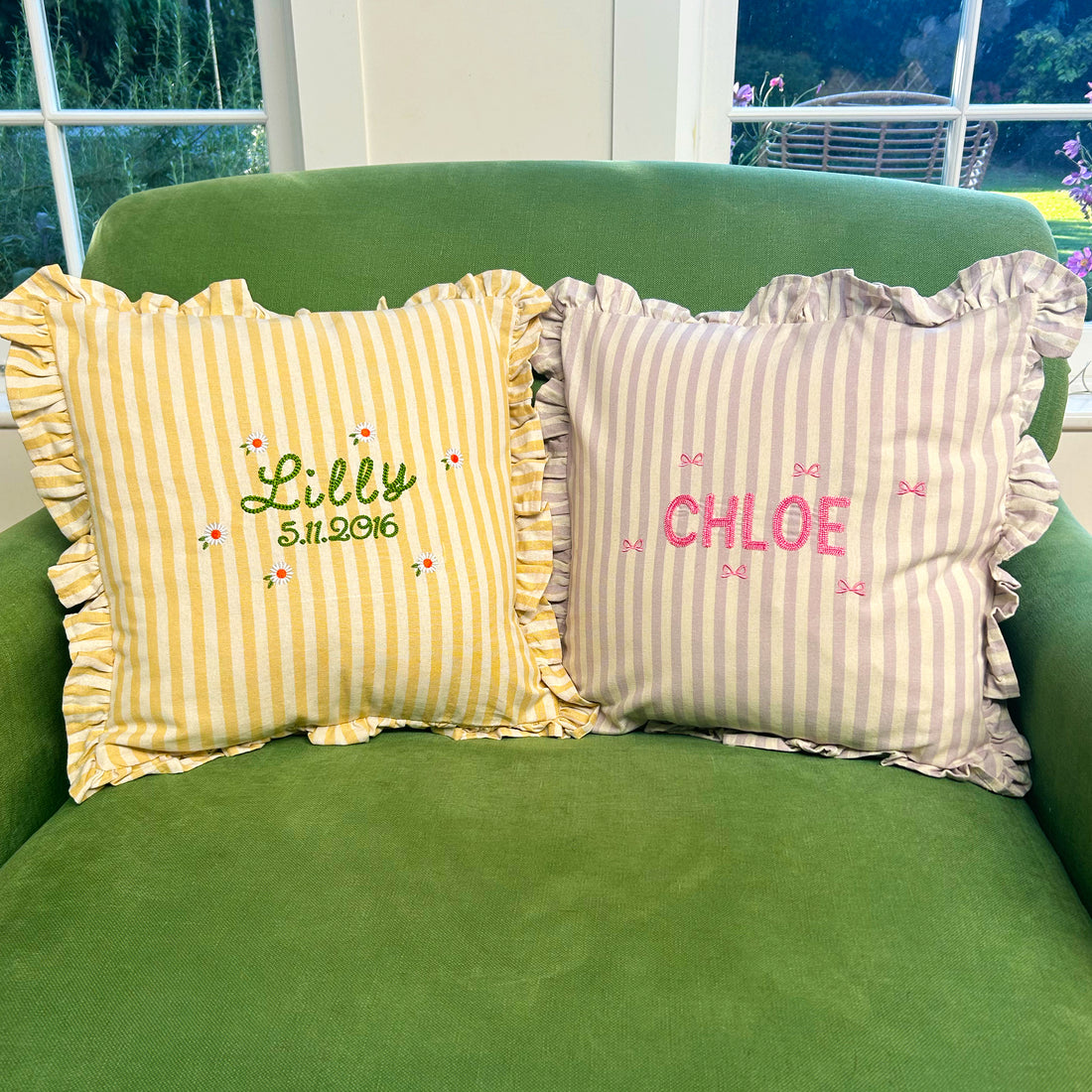 Bespoke Embroidered Cushions