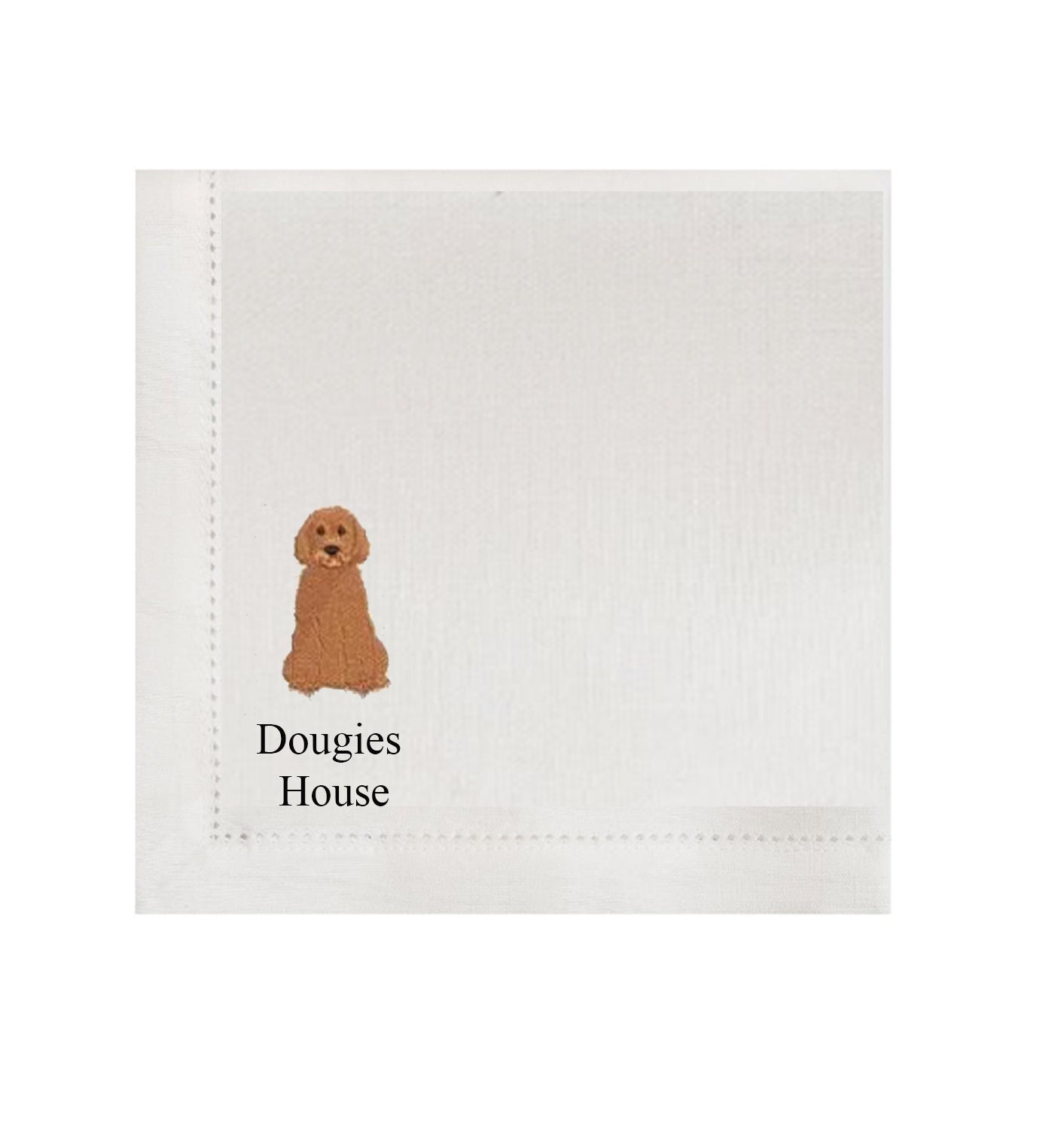 Doggie Linen Napkins - Set 4