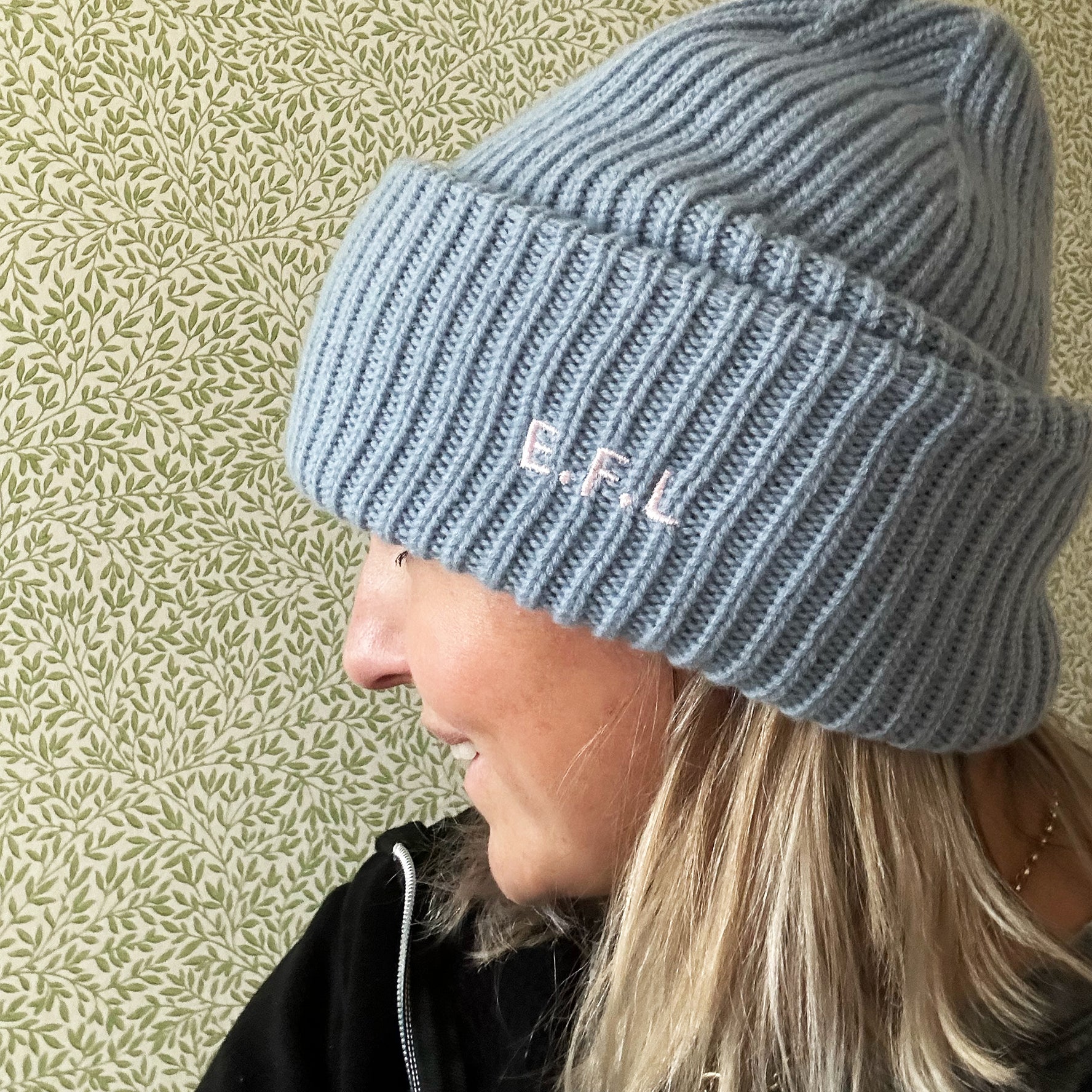 Personalized Embroidered Adults Beanie Hat | Winter Gift & Stocking Filler