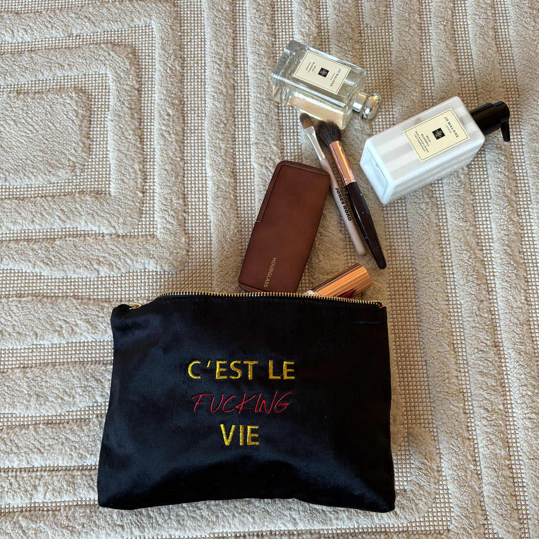 C'est Le FUCKING Vie Velvet Pouch