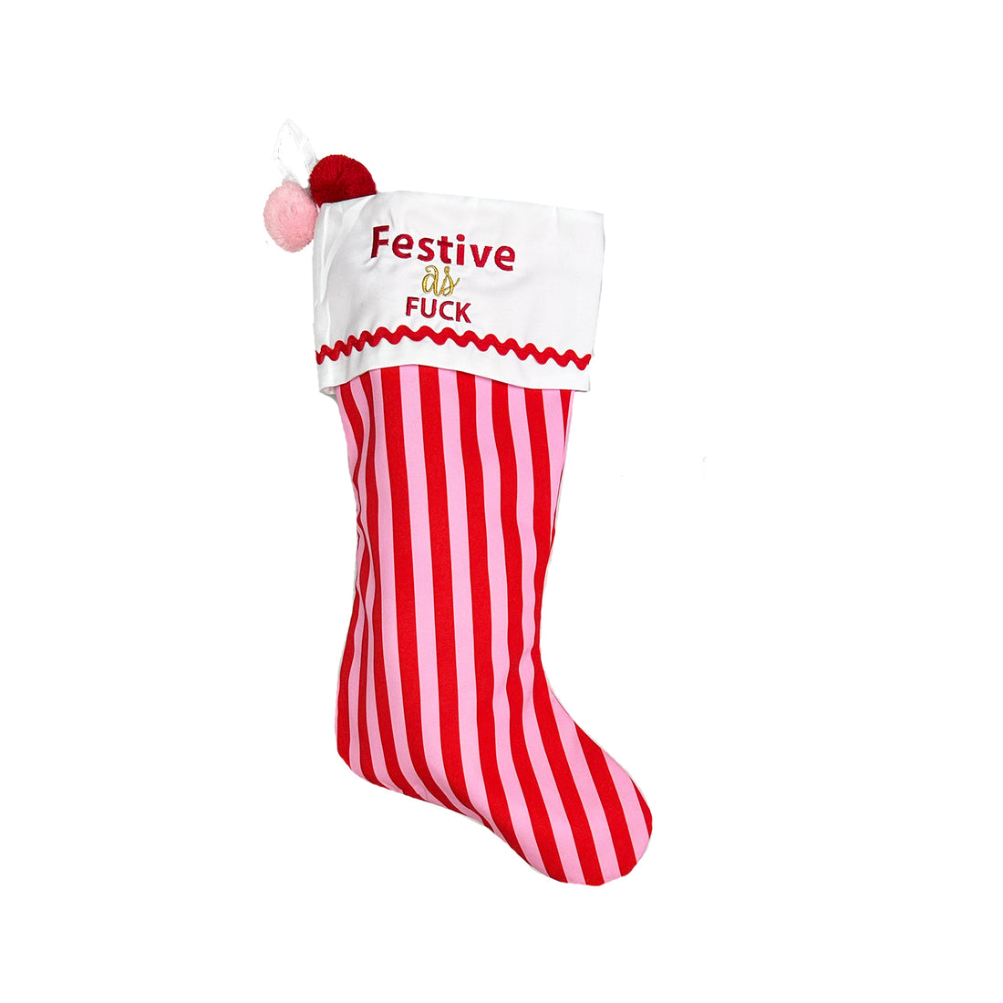 Festive as Fuck Christmas Stocking