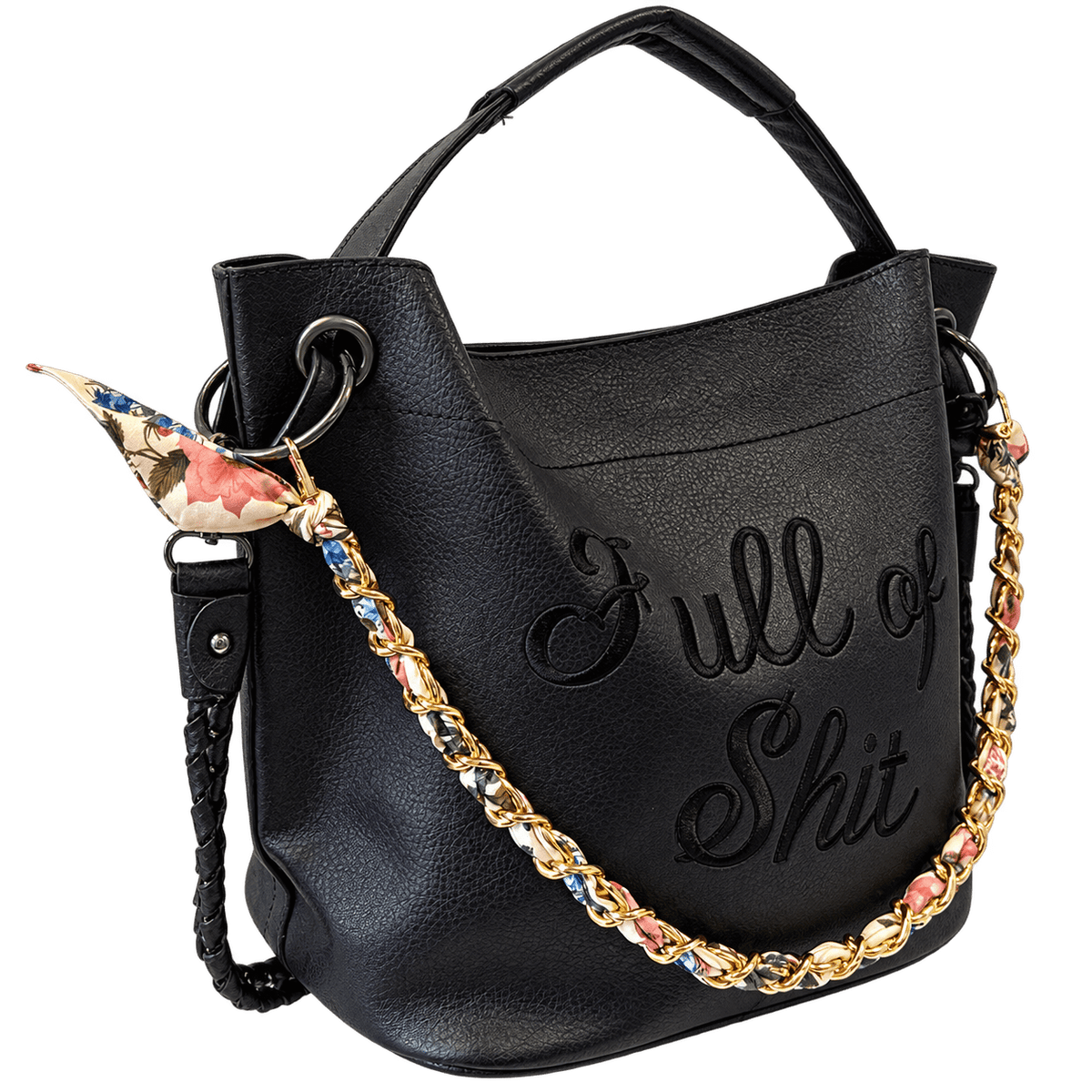 Floral Franny Scarf Metal Strap - Lillyloves