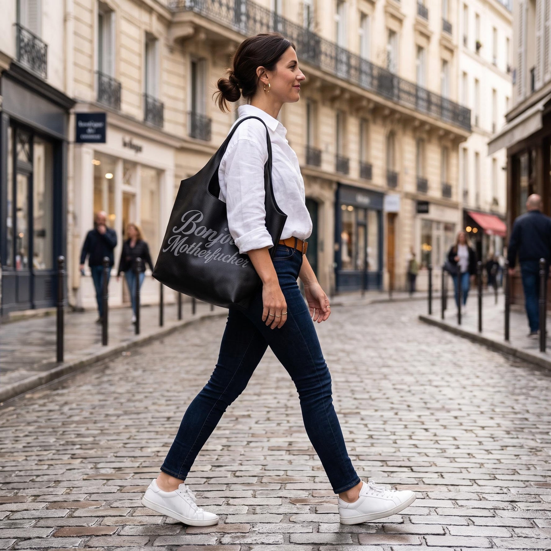 Subtle Bonjour Motherfucker Shoulder Bag