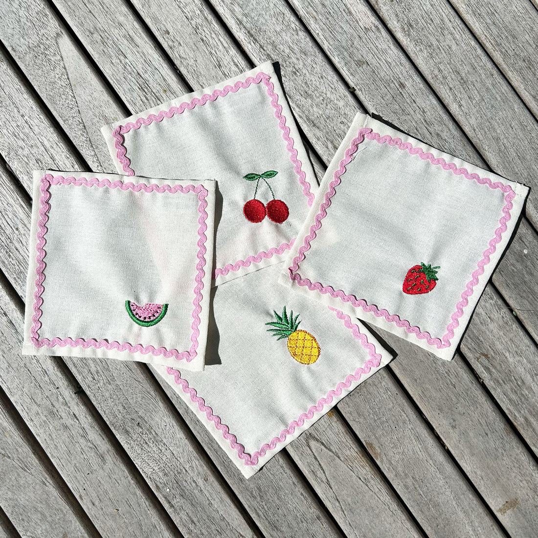 Feeling Fruity Cocktail Napkins | Set of 4