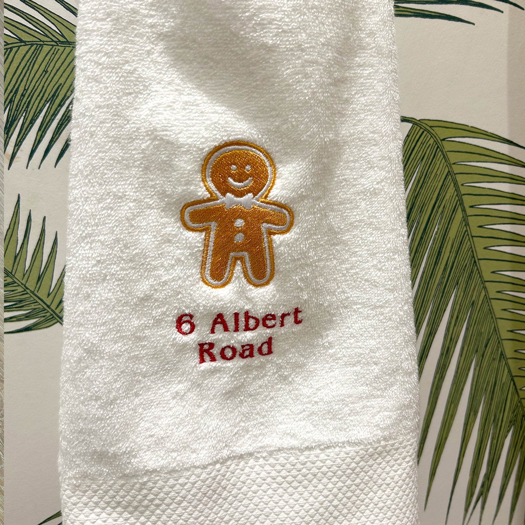 Gingerbread Man Luxury Hand Towels