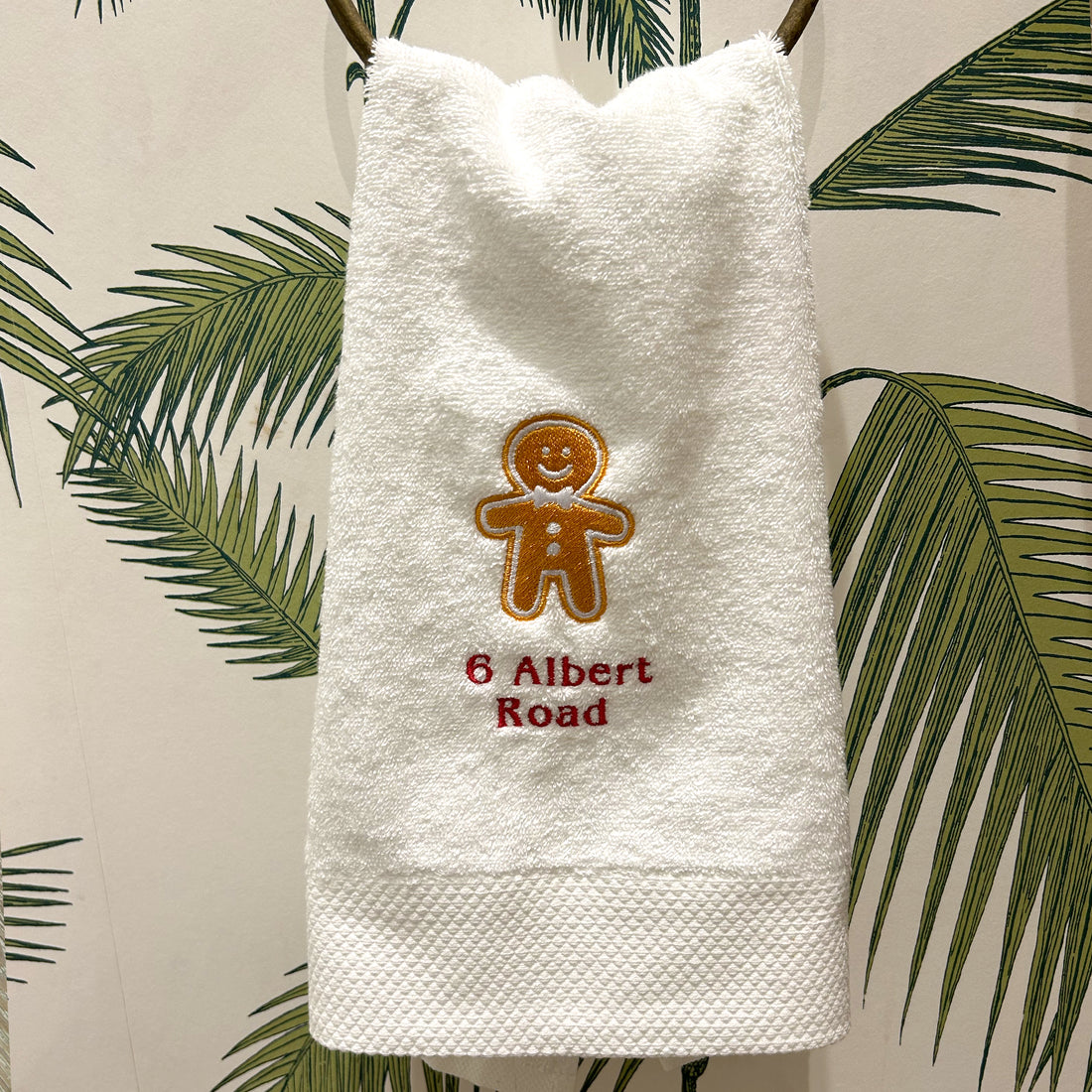 Gingerbread Man Luxury Hand Towels