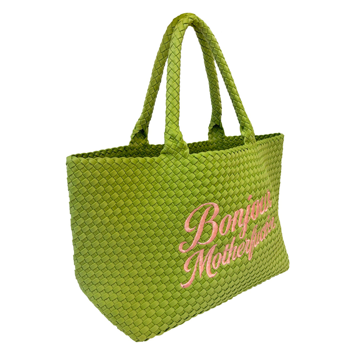 Green Bonjour Motherfucker Green Handbag - Lillyloves
