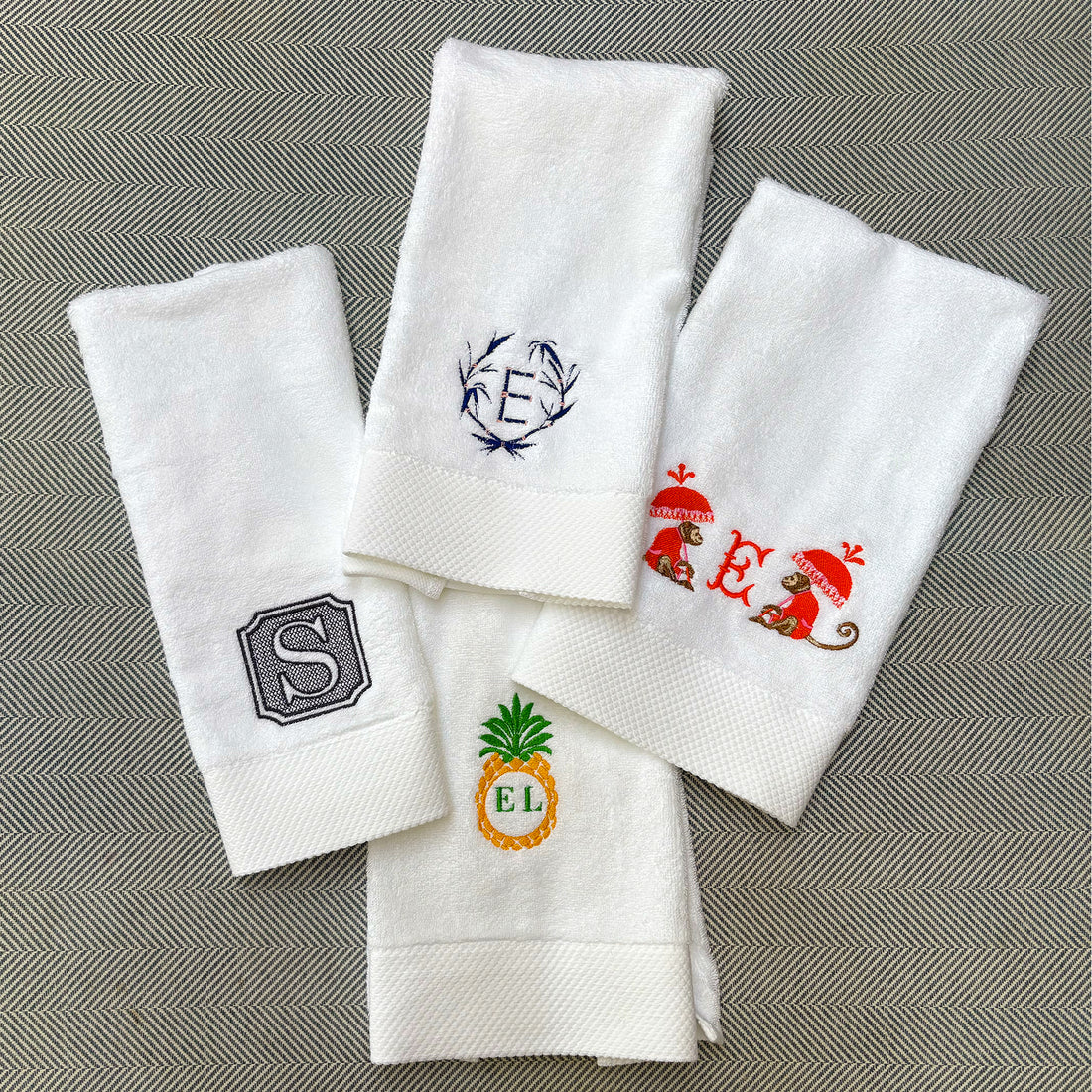 Bespoke Guest Bathroom Hand Towels
