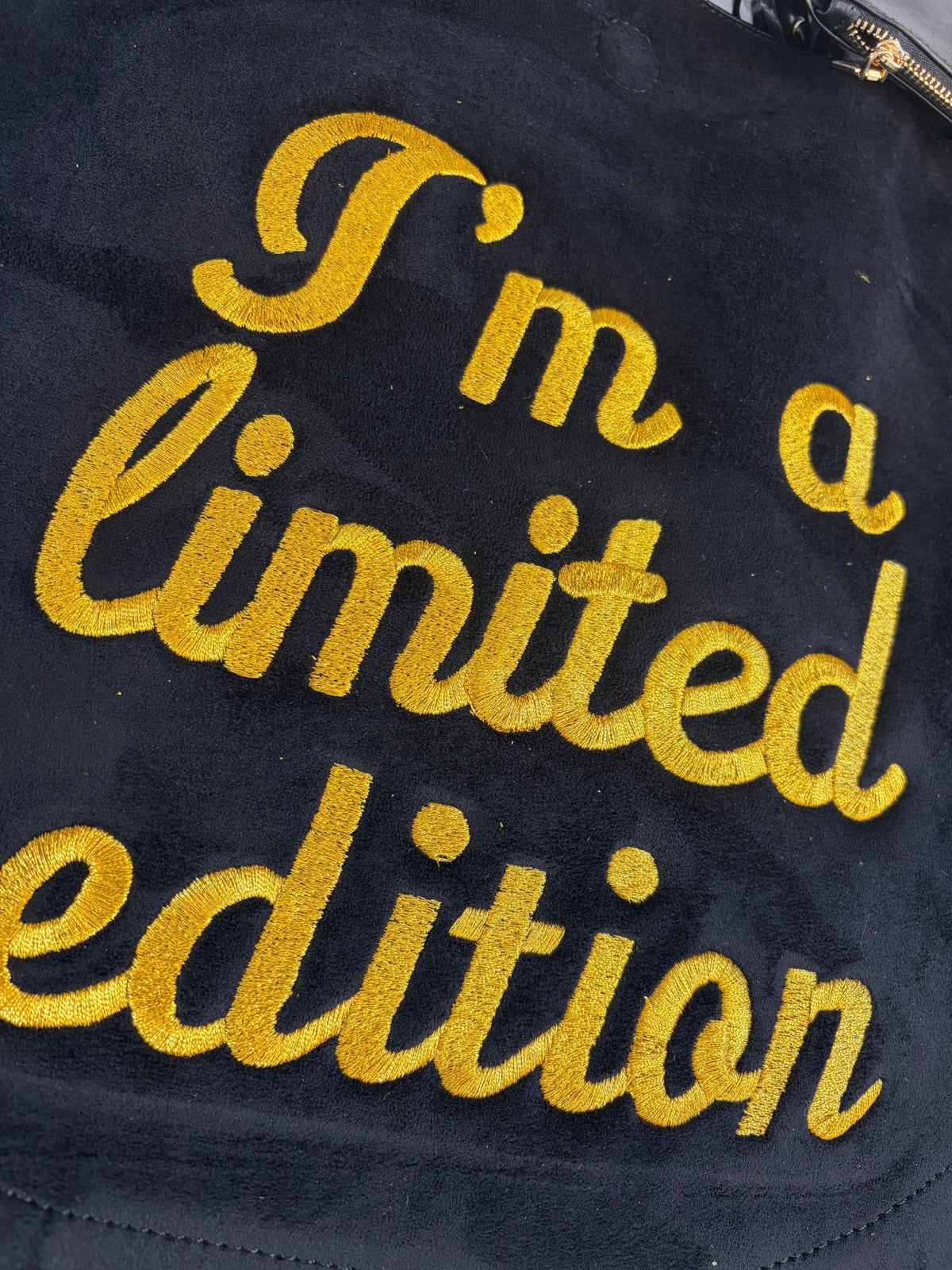 I'm a Limited Edition Suede Bag - Lillyloves