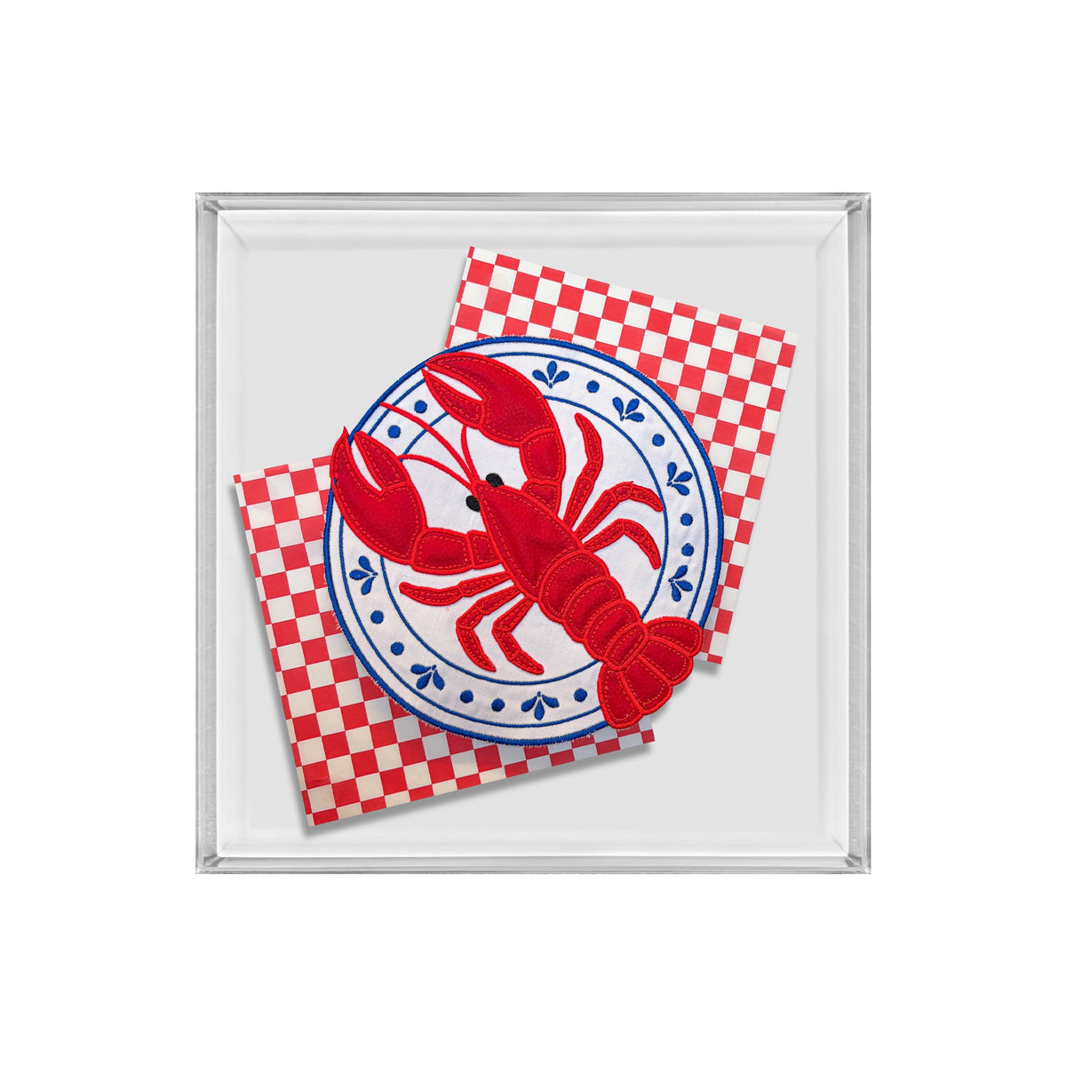 Lobster Dinner- Applique Artwork - Lillyloves