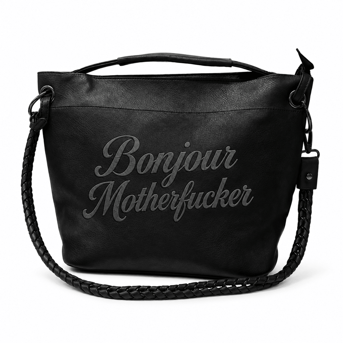 Long Shoulder Bonjour Motherfucker Bag - Lillyloves