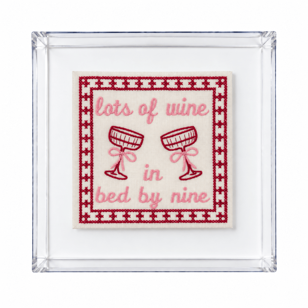 Lots Of Wine In Bed By Nine Artwork - Lillyloves