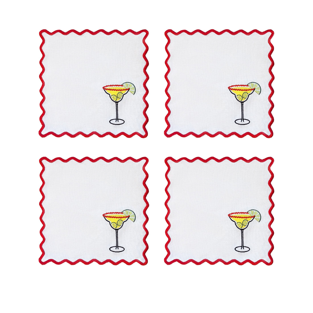 Spicy Margarita Cocktail Napkins | Set of 4