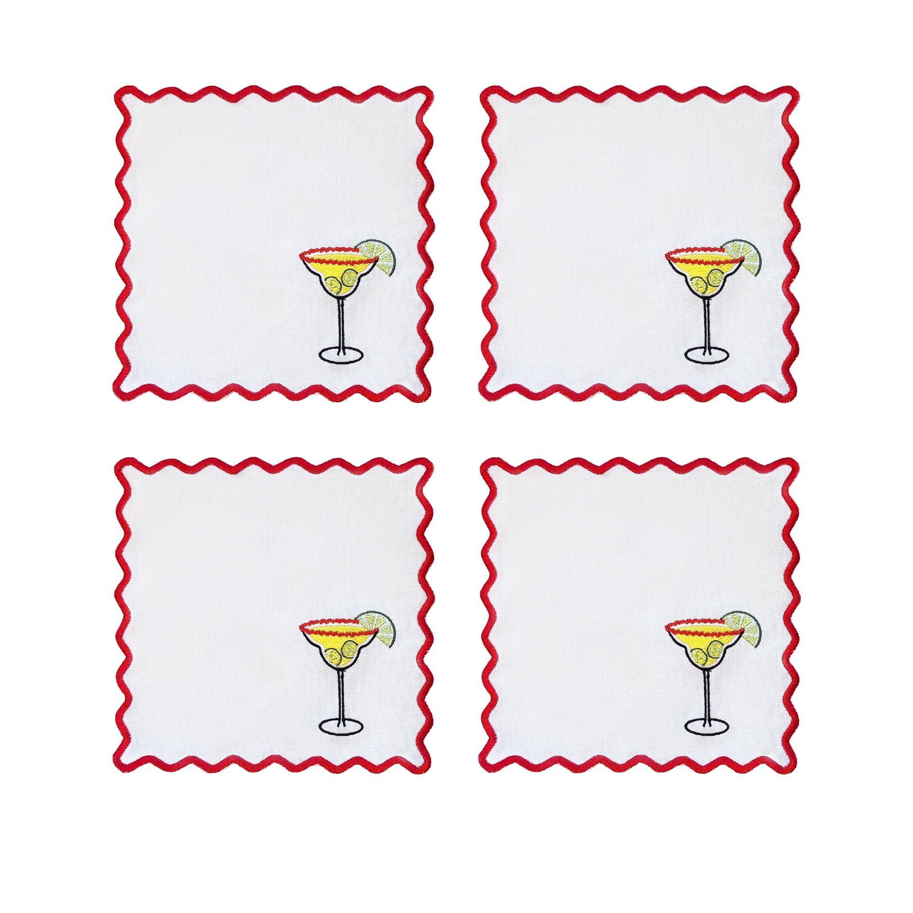 Spicy Margarita Cocktail Napkins | Set of 4