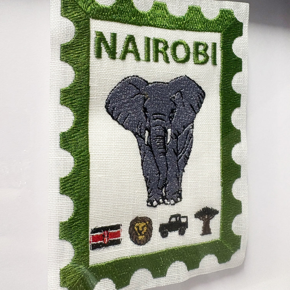 Nairobi Embroidered Stap Artwork