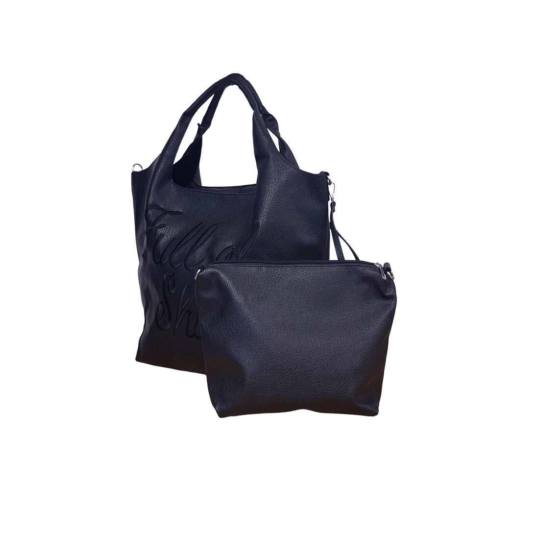 Subtle full of Shit Navy Shoulder Bag