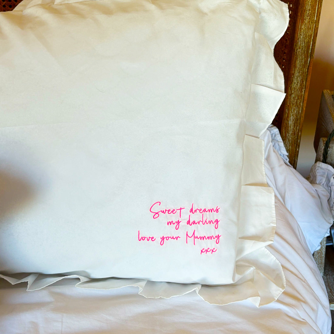 Message on a pillow
