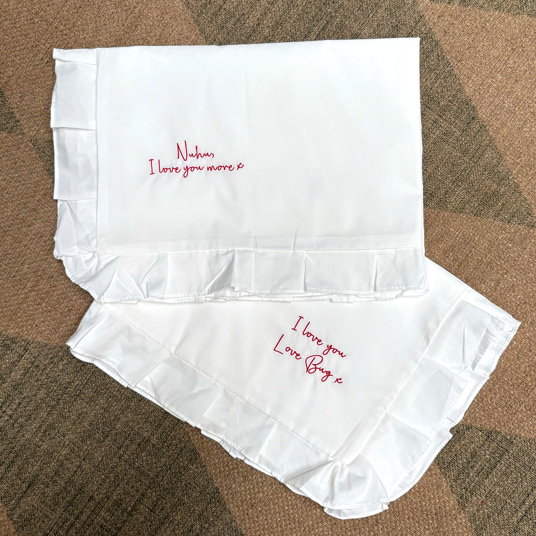 Message On a Pillow Pillow Case