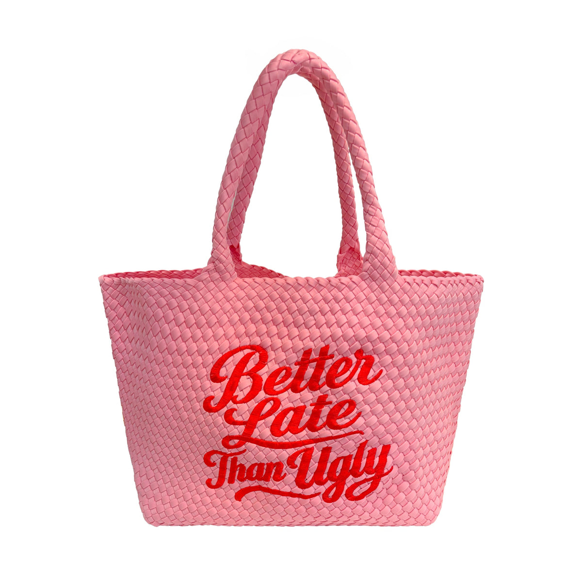 Pink Better Late Than Ugly Bag - Lillyloves